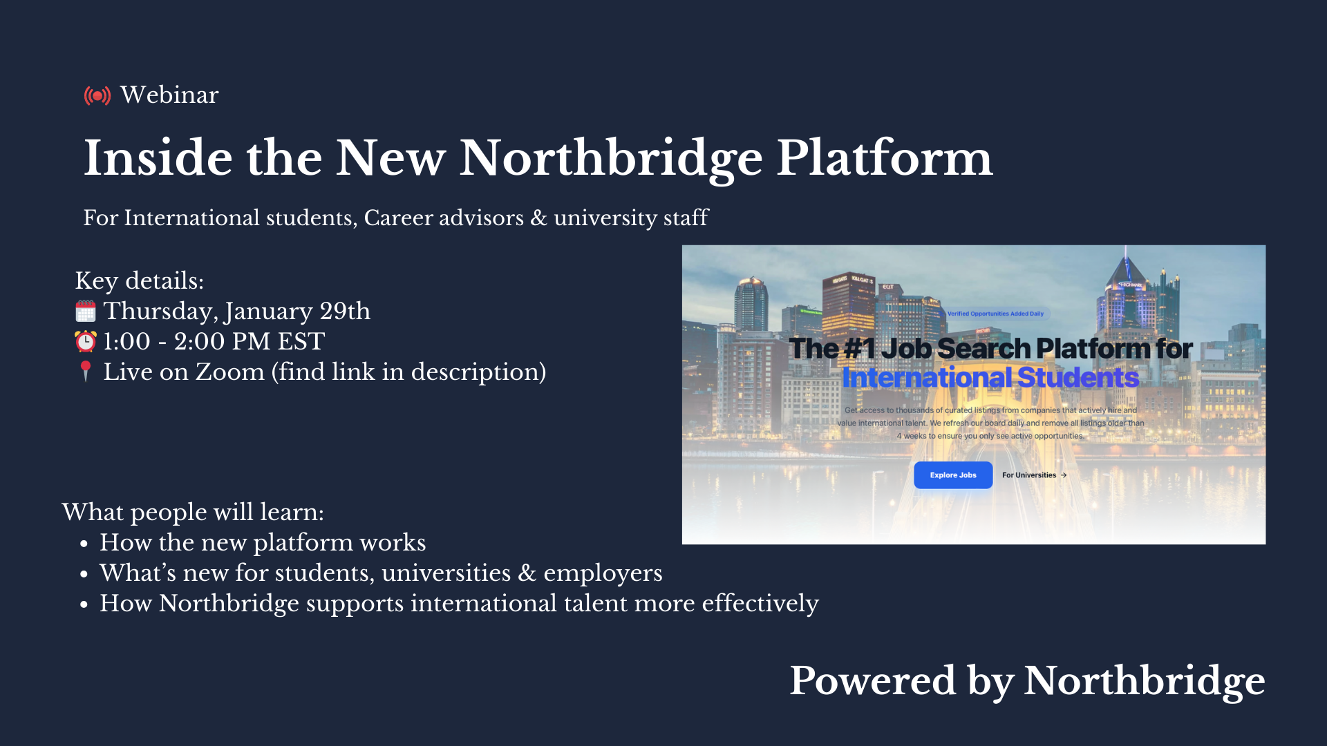 Northbridge Webinar